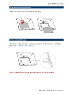 Preview for 17 page of Avalue Technology RiTab-10T1 Quick Reference Manual