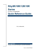 Avalue Technology Rity 10R Series Quick Reference Manual preview