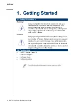 Preview for 4 page of Avalue Technology RITY122 Quick Reference Manual