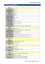 Preview for 5 page of Avalue Technology RITY122 Quick Reference Manual