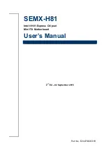 Avalue Technology SEMX-H81 User Manual предпросмотр