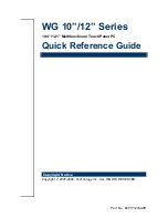Avalue Technology WG 10 Series Quick Reference Manual preview