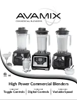 Preview for 1 page of Avamix 928BX2000T Manual