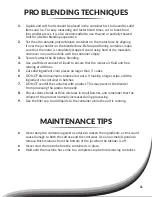 Preview for 5 page of Avamix Apex 928HBX1000 Manual