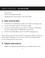 Предварительный просмотр 5 страницы Avanca CHARGING HUB User Manual