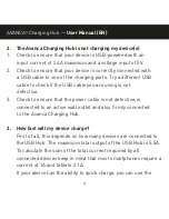 Предварительный просмотр 7 страницы Avanca CHARGING HUB User Manual