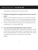 Предварительный просмотр 9 страницы Avanca CHARGING HUB User Manual