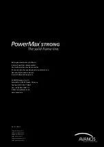 Preview for 40 page of AVANCIS PowerMax Strong Safety, Installation, And Operation Manual