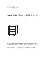 Avangarde LBBC50SSS Instruction Manual preview