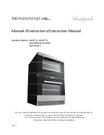 Preview for 1 page of Avangarde Mondovino Plus MVP27S Instruction Manual