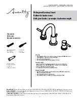 Avanity FW0CC001CP Manual preview