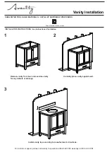 Avanity Vanity Installation Instructions предпросмотр