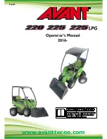 AVANT 225 Operator'S Manual preview