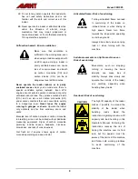 Предварительный просмотр 9 страницы AVANT 225 Operator'S Manual