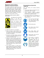 Предварительный просмотр 11 страницы AVANT 225 Operator'S Manual