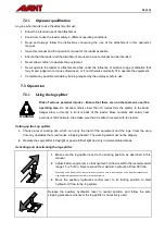 Preview for 25 page of AVANT 650 Operator'S Manual For Attachment