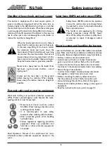 Preview for 5 page of AVANT 755 Operator'S Manual