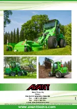 Preview for 40 page of AVANT 755 Operator'S Manual