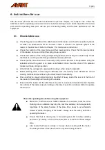 Предварительный просмотр 13 страницы AVANT A21048 Operator'S Manual For Attachment