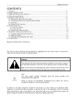 Предварительный просмотр 2 страницы AVANT A21102 Operator'S Manual