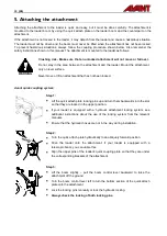 Preview for 12 page of AVANT A21257 Operator'S Manual For Attachment