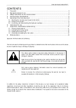 Предварительный просмотр 2 страницы AVANT A21406 Operator'S Manual