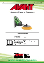 Предварительный просмотр 1 страницы AVANT A2971 Operator'S Manual For Attachment