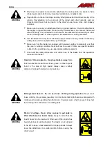 Preview for 8 page of AVANT A2971 Operator'S Manual For Attachment