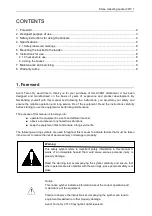 Preview for 2 page of AVANT A2999 Operator'S Manual For Attachment