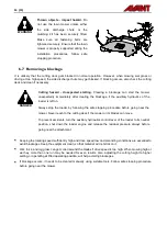 Preview for 24 page of AVANT A35965 Operator'S Manual For Attachment