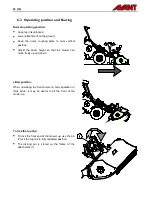 Предварительный просмотр 20 страницы AVANT A36015 Operator'S Manual