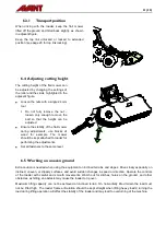 Предварительный просмотр 21 страницы AVANT A36015 Operator'S Manual