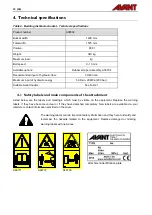 Preview for 10 page of AVANT A36532 Operator'S Manual For Attachment