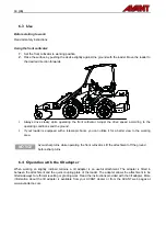 Предварительный просмотр 14 страницы AVANT A36555 Operator'S Manual For Attachment