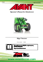 AVANT A36621 Operator'S Manual For Attachment preview
