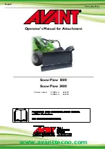 AVANT A36795 Operator'S Manual For Attachment preview