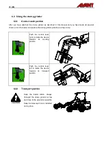 Предварительный просмотр 18 страницы AVANT A37265 Operator'S Manual For Attachment