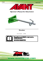 AVANT A37481 Operator'S Manual For Attachment preview