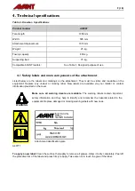 Preview for 9 page of AVANT A37481 Operator'S Manual For Attachment