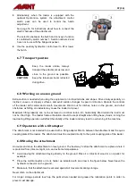 Предварительный просмотр 29 страницы AVANT A424013 Operator'S Manual For Attachment