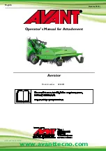 AVANT A424201 Operator'S Manual For Attachment preview