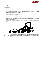 Preview for 14 page of AVANT A424201 Operator'S Manual For Attachment