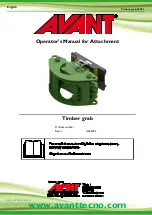 AVANT A436473 Operator'S Manual For Attachment preview