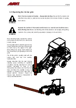 Preview for 17 page of AVANT A436473 Operator'S Manual For Attachment