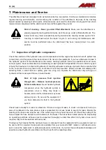 Preview for 20 page of AVANT A436473 Operator'S Manual For Attachment