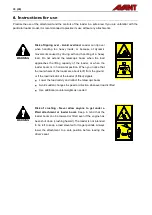 Предварительный просмотр 18 страницы AVANT A437203 Operator'S Manual For Attachment