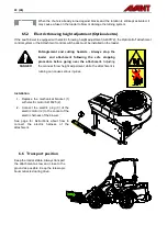 Preview for 22 page of AVANT A442927 Operator'S Manual