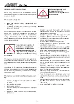 Предварительный просмотр 5 страницы AVANT CH100 Operator'S Manual