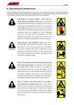 Предварительный просмотр 17 страницы AVANT Collecting 1500 Operator'S Manual For Attachment