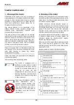 Preview for 88 page of AVANT e5 2018 Operator'S Manual